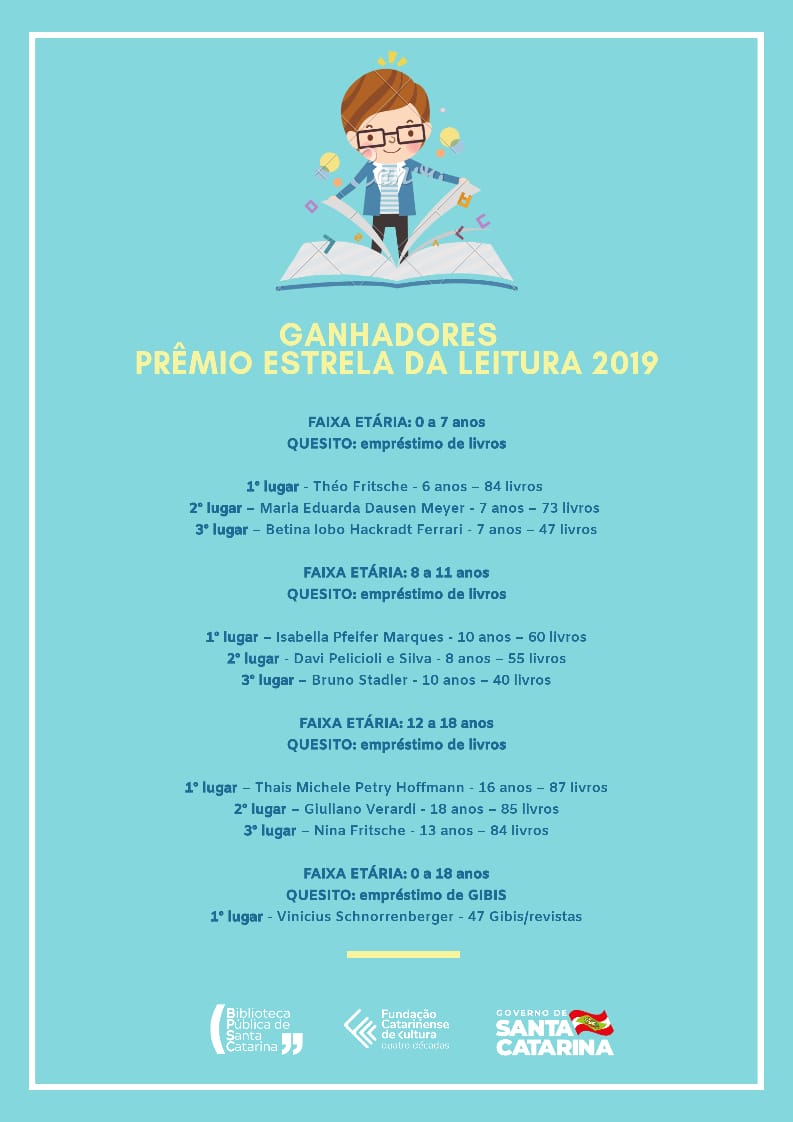 estrelas ganhadores 2019